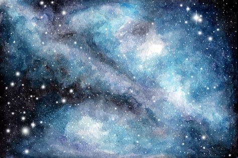 Abstract watercolor galaxy sky background, Cosmic texture. Night sky. 2997817 Vector Art at Vecteezy