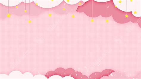 Baby Clouds Cute Cloud Nature Pink Powerpoint Background For Free Download - Slidesdocs