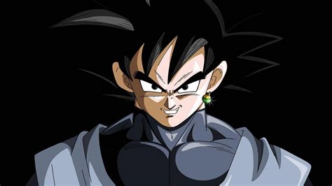 Download Black Goku With Evil Smile Wallpaper | Wallpapers.com