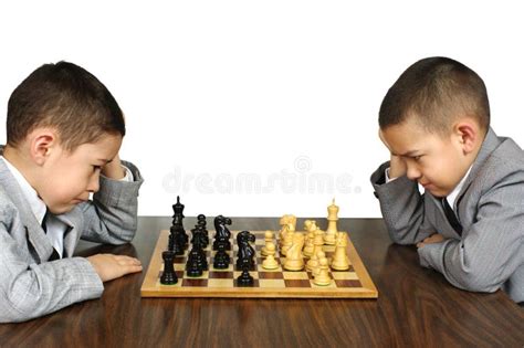 Kids Playing Chess Stock Image - Image: 13737451