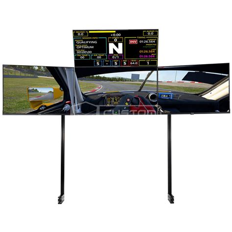 Next Level Racing ELITE Quad Monitor Stand - black - NLR-E037