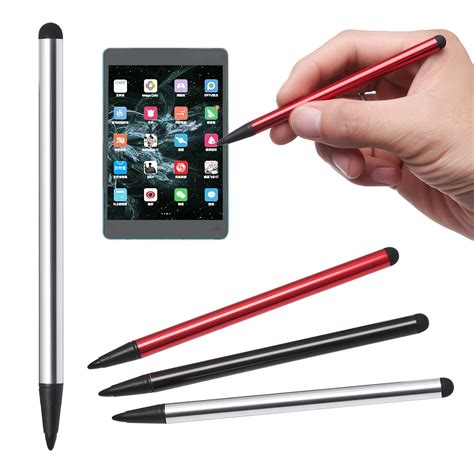 2 in 1 Dual end Tablet Pen For iPad Touch Screen Pen Stylus Universal For iPhone iPad For ...