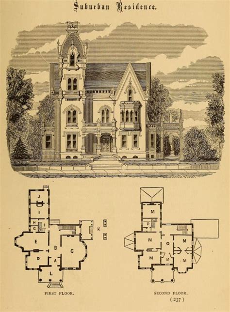 ARCHI/MAPS | Victorian house plans, Mansion floor plan, Gothic house plans