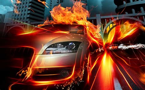 Cool Cars With Real Flames