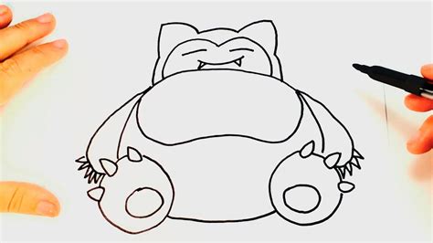 How To Draw Pokemon Snorlax We will guide you through drawing a snorlax with the following ...