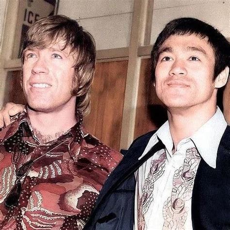 Bruce Lee & Chuck Norris, 1972 : r/OldSchoolCool