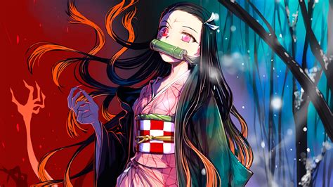 Demon Slayer Nezuko Wallpapers - Top Free Demon Slayer Nezuko Backgrounds - WallpaperAccess