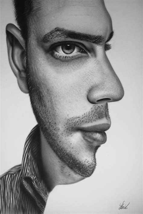 Surreal Drawing Portraits by dasdar on DeviantArt