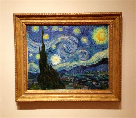 'Starry Night'- Vincent Van Gogh- MoMa, NYC | Starry night, Museum of modern art, Starry night ...