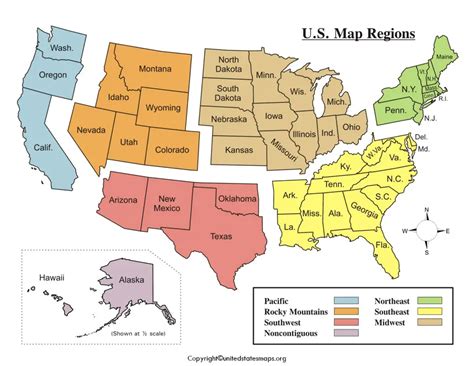 united states regions national geographic society - blank map of the united states worksheets ...