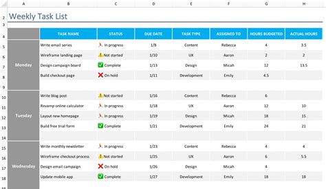 Free Excel Task Tracker Template & To-Do List | TeamGantt