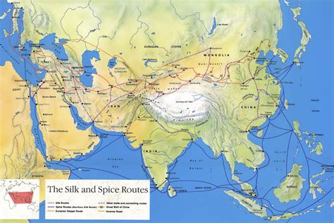 Ancient Silk Road Routes and Maps - Silk Road Travel Information