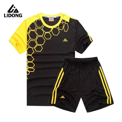 LIDONG New Kids Football Kits Boys Soccer Sets Jersey Uniforms Futbol Training Suits Breathable ...