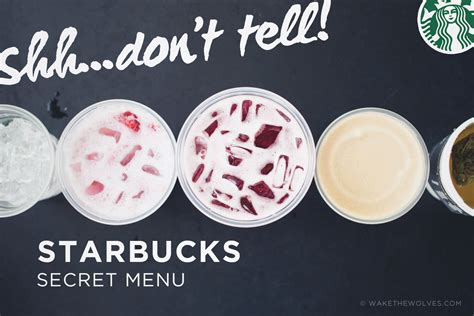 Healthy Starbucks Drinks (Secret Menu) - Wake the Wolves