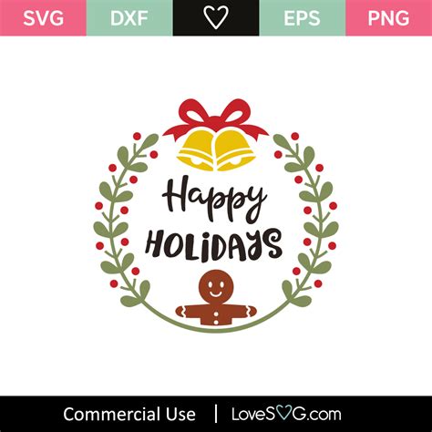 Happy Holidays - Lovesvg.com