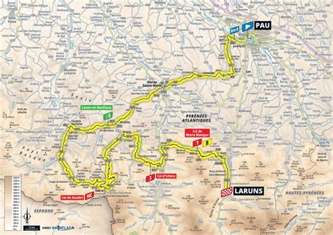 Tour de France 2023 stage 5 preview: Route map and profile of 163km from Pau to Laruns