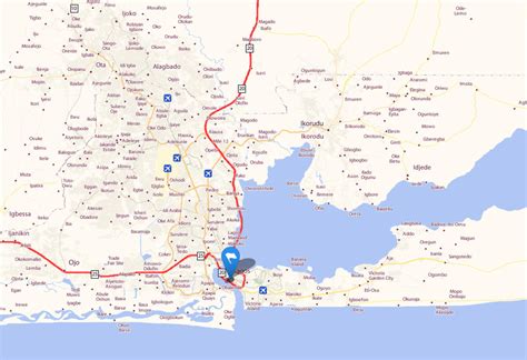 Lagos Map and Lagos Satellite Images