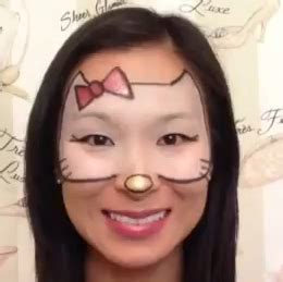 Hello Kitty Halloween Makeup Tutorial