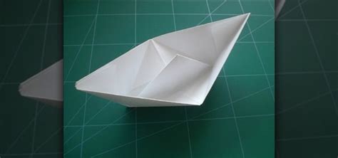 How to Fold a simple origami ship for beginners « Origami :: WonderHowTo