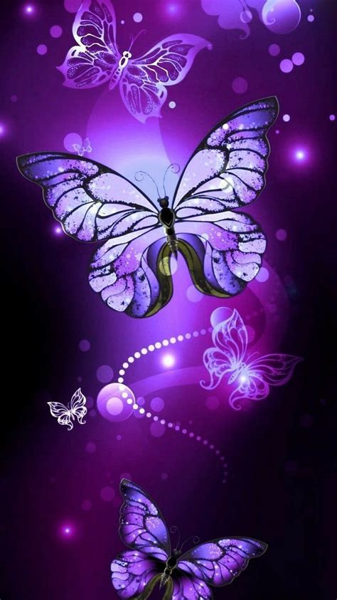 Aesthetic Design Aesthetic Butterfly Cute Purple Butterfly Wallpaper - Download Free Mock-up