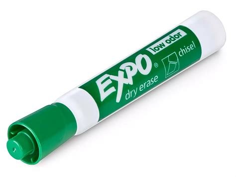 Expo® Dry Erase Markers - Green H-748G - Uline