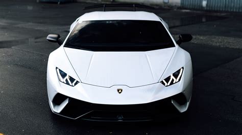 White Lamborghini Wallpaper