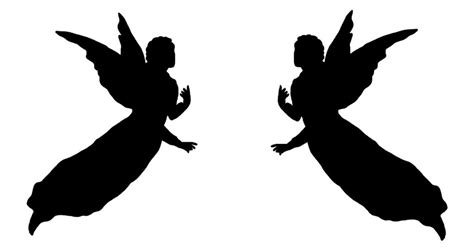 Angel Silhouettes ~ Karen's Whimsy