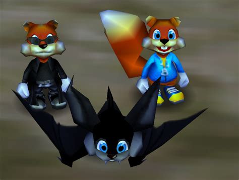 The three looks of Conker by Conkerfan91 on DeviantArt