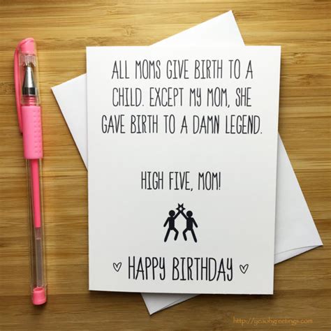 Funny Birthday Card Ideas For Mom - Kids Birthday Party