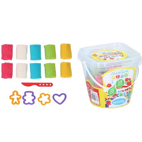 Kids Play Dough Set in Bucket