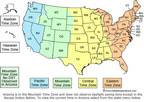 Time Zone Map Of The Usa States - Anetta Mathilda