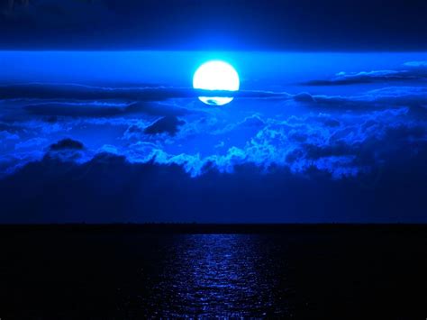 Blue Moon Wallpapers, Beautiful Blue Moon Image, #25710