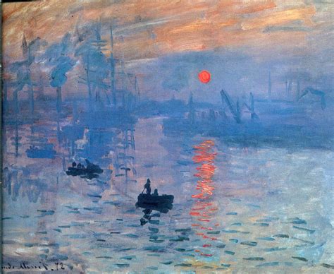 Impression, sunrise, 1873 - Claude Monet - WikiArt.org