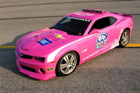 Girly Cars & Pink Cars Every Women Will Love!: Pink Chevy Camaro Nascar Peacec Car