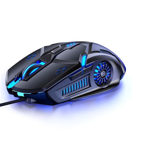 YINDIAO G5 Wired Gaming Mouse 6D 3200DPI RGB Gaming Mouse Computer Laptop Optical Game Mouse ...