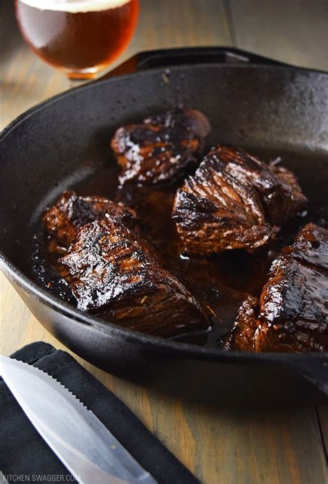 Marinated Steak Tips Recipe with Beer Teriyaki Marinade - Kitchen Swagger