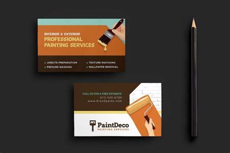 26+ Painter Business Card Designs & Templates - PSD, AI, InDesign