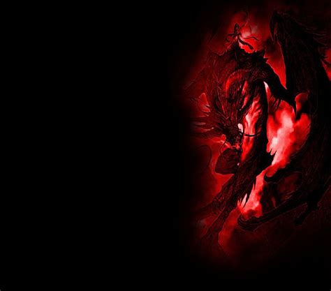 Red and Black Dragon Wallpapers on WallpaperDog