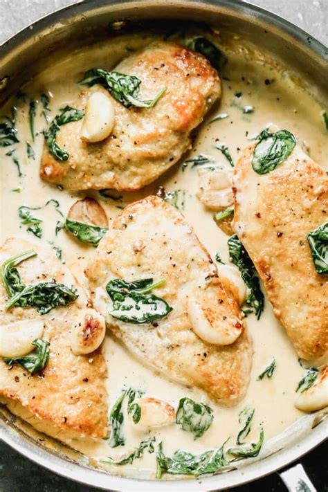 Creamy Garlic Chicken - Easy Chicken Recipes