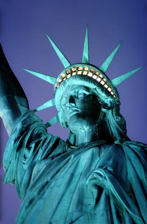 Statue of Liberty at night Photograph by Wernher Krutein - Pixels