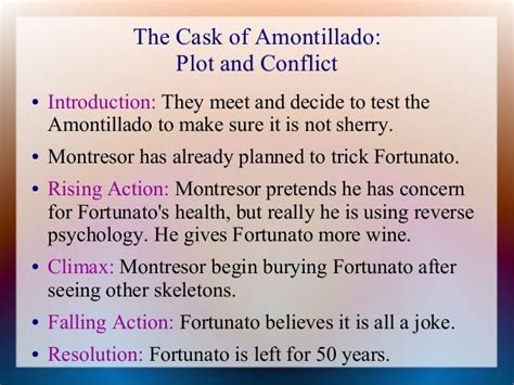 The Cask Of Amontillado Plot Diagram - Wiring Diagram Pictures