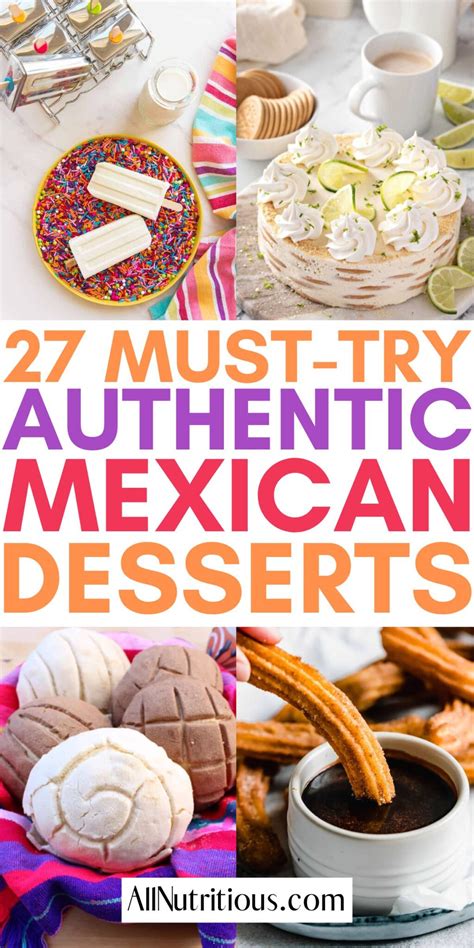 27 Easy Authentic Mexican Desserts - All Nutritious