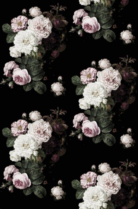 Black Floral Wallpapers - Top Free Black Floral Backgrounds - WallpaperAccess