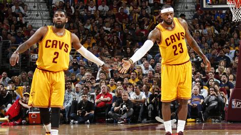 Cavaliers' LeBron James asked about Kyrie Irving's zero assists in front of Kyrie - Sports ...