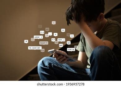 Cyberbullying Social Media Harassment Concept Young Stock Photo 1936937278 | Shutterstock