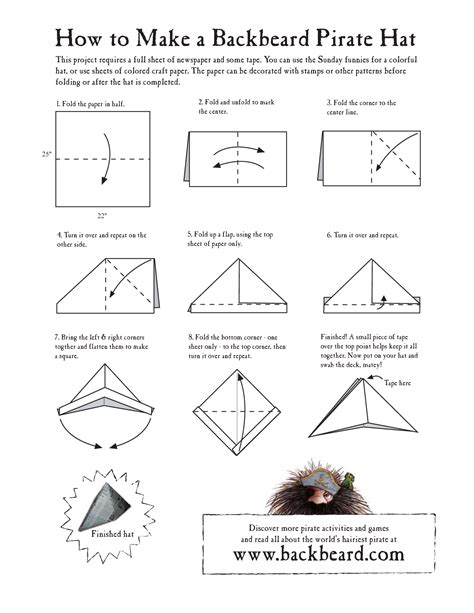 25 Pirate Hat Sewing Pattern - husnuldirham