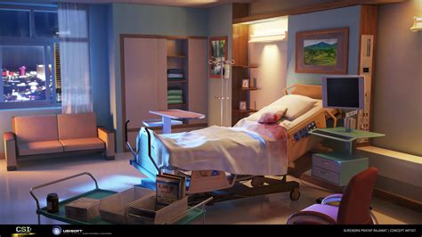 ArtStation - Patient Room