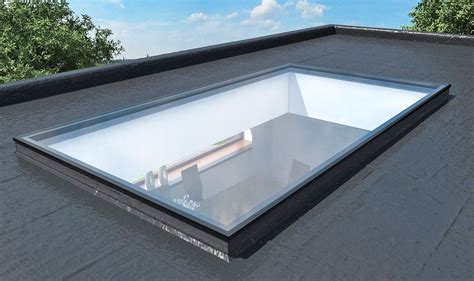 Fixed flat rooflights, skylights, roof windows - 20 year guarantee! | Flat roof lights, Roof ...