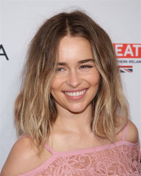 Emilia Clarke's Emmys Updo Was Totally Hiding Her New Ombre Hair Color | Glamour