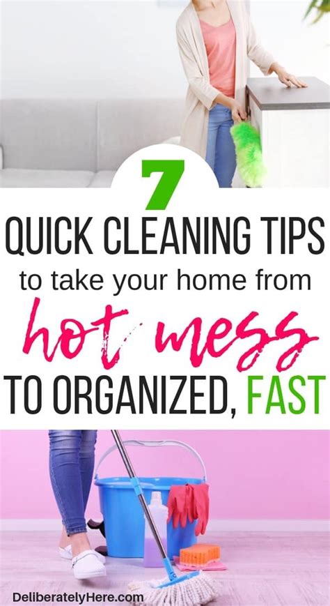 7 Quick Cleaning Tips to Get Your Home Company Ready in 30 Minutes - Deliberately Here